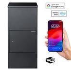 Slimme PakketPanda Classic - XXL Pakketbrievenbus - Met App, Tuin en Terras, Verzenden, Nieuw, Rvs