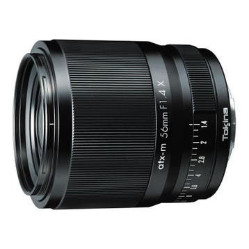Tokina ATX-M 56mm f/1.4 Plus Fujifilm X-mount objectief, Verzenden, Gebruikt, Tokina, Standaardlens