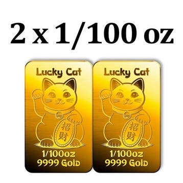 2 x 1/100 Troy Ounce - Goud .999 - European Mint, Estonia, 2