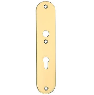 SKG3 ovaal schild PC92 binnen messing ongelakt, Verzenden, Nieuw