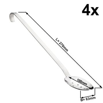 GGM Gastro | (4 stuks) Serveerlepel - Lengte: 35cm - Ø6,3cm, Huis en Inrichting, Verzenden, Nieuw, Overige typen