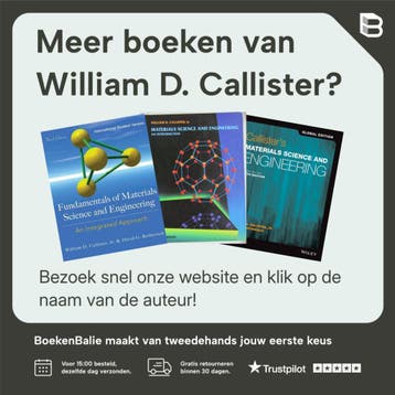 Materials Science And Engineering - William D. Callister, Verzenden, Gelezen, William D. Callister