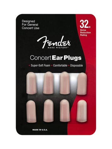 Fender Concert Series oorpluggen 4 paar, Verzenden, Nieuw