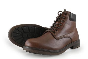 Cafe Moda Veterboots in maat 46 Bruin, Bruin, Verzenden, Boots, Zo goed als nieuw