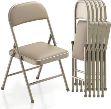 Klapstoelen - Vouwstoelen - Set van 6 - Eettafelstoelen - Kh, Caravans en Kamperen, Kampeermeubelen, Verzenden, Zo goed als nieuw