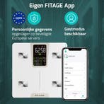 2dekans | FITAGE LED Weegschaal Wit - Personenweegschaal, Ophalen of Verzenden, Zo goed als nieuw