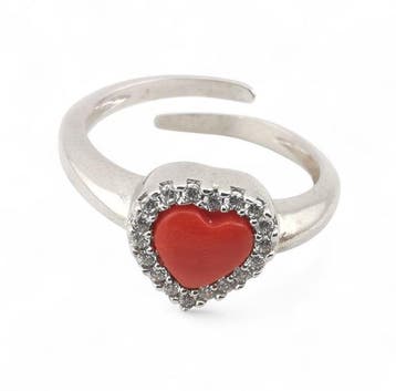 Koraal - Argento 925 - Ring - Italiaans vakmanschap