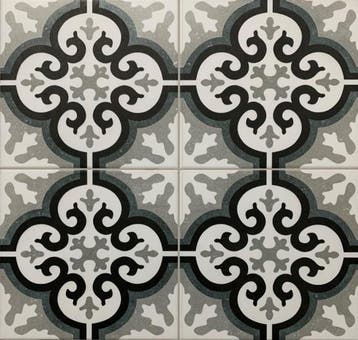 Vloertegel Cifre Cemento Decortegel Manisa Black Zwart 45x45, 40 tot 60 cm, 40 tot 60 cm, Keramiek, Nieuw