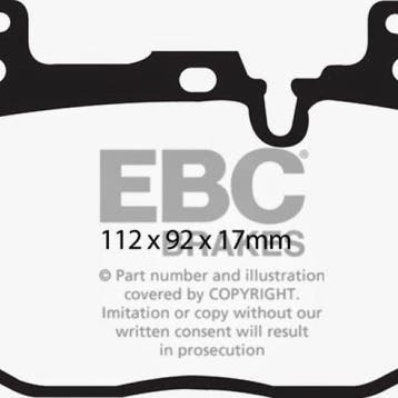 EBC 14-18 BMW M3 3.0 Twin Turbo (F80) Redstuff Front Brake, Auto-onderdelen, Remmen en Aandrijving, Ophalen of Verzenden, Nieuw