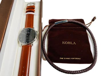 Veiling - Kobla Antwerp | Watch & Bracelet Set | Sapphire &, Nieuw