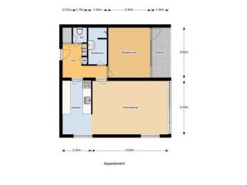 Te Huur 2 Kamer Appartement Heutinkstraat In Enschede, Huizen en Kamers, Direct bij eigenaar, Overijssel, Enschede, Appartement