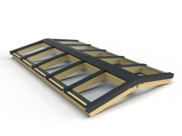 Nu 15% korting op Zelfbouw lichtstraat 10 vak zadeldak 3750x, Doe-het-zelf en Verbouw, Overige Doe-het-zelf en Verbouw, Nieuw