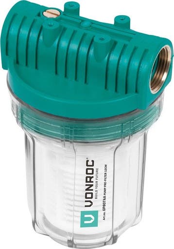 2dekans | VONROC Voorfilter voor pompen en hydrofoorpompen –, Ophalen of Verzenden, Zo goed als nieuw