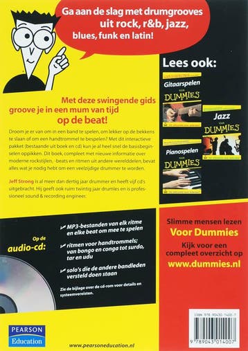 Drummen voor Dummies / Voor Dummies - Jeff Strong, Verzenden, Zo goed als nieuw, Jeff Strong
