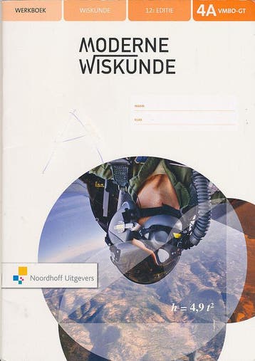 Moderne Wiskunde 12e editie Werkboek 4A VMBO-GT 978900188531, Boeken, Schoolboeken, Verzenden, Nieuw