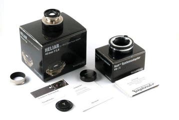 Voigtländer 40mm 2.8 Helion Boxed + Sony E mount adapter, Audio, Tv en Foto, Fotocamera's Digitaal, Nieuw