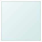 vidaXL Tafelblad 50x50 cm gehard glas transparant, Verzenden, Nieuw