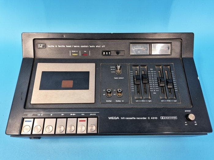 Wega - C 4310 Cassetterecorder-speler, Audio, Tv en Foto, Radio's