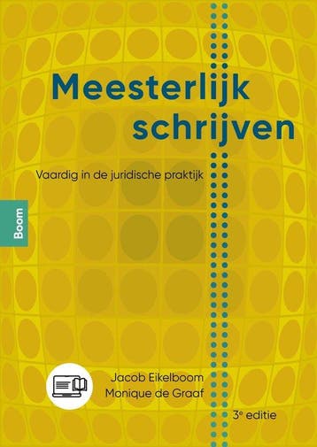 9789046909300 Meesterlijk schrijven | Tweedehands, Boeken, Verzenden, Zo goed als nieuw, Jacob Eikelboom