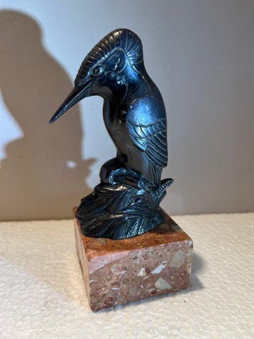 Beeldje - Kingfisher - Régule, Antiek en Kunst