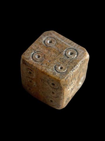 Oud-Romeins Been Dobbelstenen - 1 cm (Zonder minimumprijs)
