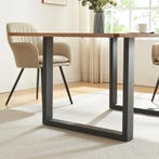 Stalen onderstel Makers set van 2 tafelpoot 72x70 cm zwart [, Verzenden, Nieuw