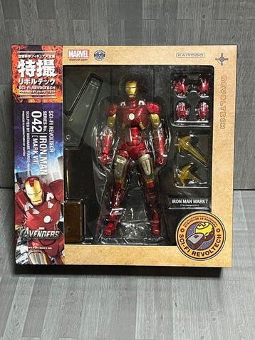Kaiyodo - Action figure Iron Man Mark 7, Nieuw