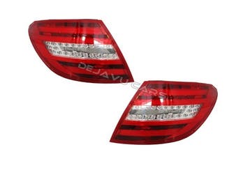 Facelift Look LED Achterlichten voor Mercedes Benz C-Klasse, Ophalen of Verzenden