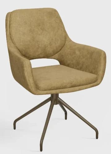 Eetkamerstoel Aarhus | Camel | Moods Collection, Huis en Inrichting, Ophalen of Verzenden, Nieuw