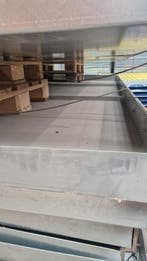 Stalen lekbak voor palletstelling 231x305x10 cm, gebruikt -, Ophalen of Verzenden