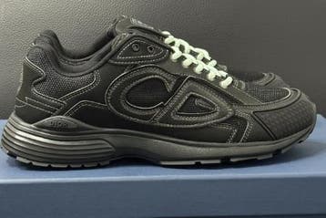 Dior x Stone Island B30 Sneaker | Black, Zwart, Nieuw, Ophalen of Verzenden, Sneakers of Gympen