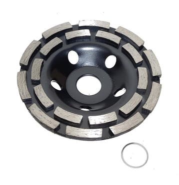 Diamant komschijf 125mm | dubbele rij | beton, steen, Ophalen of Verzenden, Nieuw