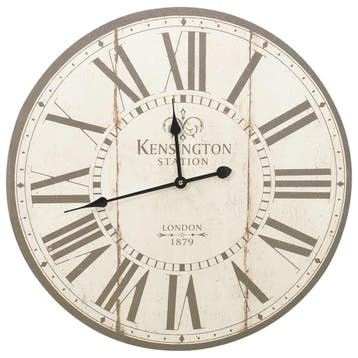 Wandklok vintage 60 cm - 40% korting!, Ophalen of Verzenden, Zo goed als nieuw, Wandklok