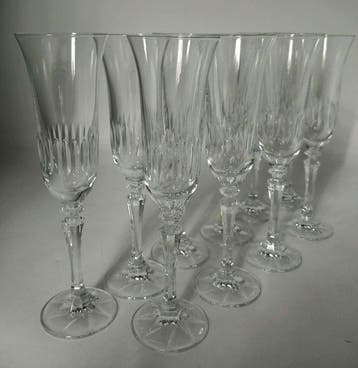 Drinkservies (10) - Kristal - Belle Époque-fluit