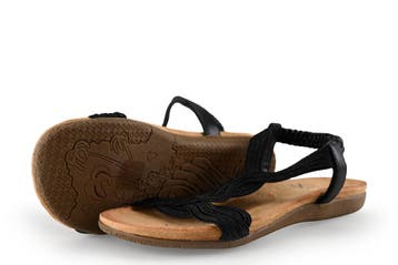 Dolcis Sandalen in maat 37 Zwart, Dolcis, Verzenden, Zwart, Sandalen of Muiltjes