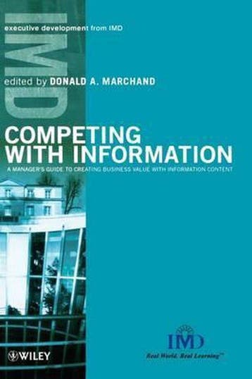 Competing with Information - DA Marchand 9780471899693, Verzenden, Gelezen, DA Marchand