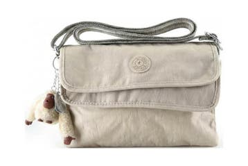 Kipling Schoudertas Beige, Verzenden, Zo goed als nieuw, Beige