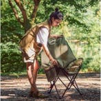 Hoge Rug Campingstoel Opvouwbare Moon Chair Comfortabel, Caravans en Kamperen, Verzenden, Nieuw