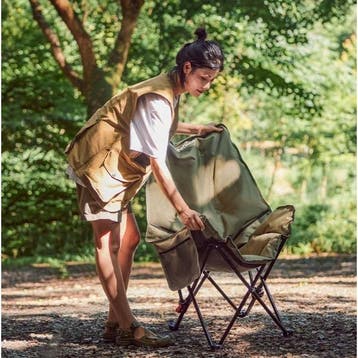 Hoge Rug Campingstoel Opvouwbare Moon Chair Comfortabel, Verzenden, Nieuw