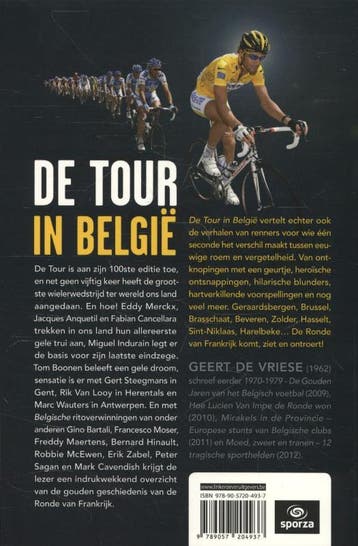 De Tour in België 9789057204937 Geert De Vriese, Verzenden, Gelezen, Geert De Vriese