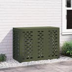 vidaXL Airconditioner hoes Olijfgroen 110 x 50 x 80 cm Staal, Verzenden, Nieuw