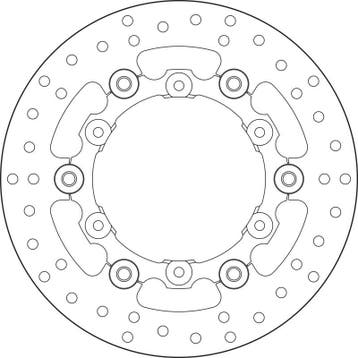 KTM 690 SMC BREMBO  Remschijf 78B408A9, Motoren, Ophalen of Verzenden, Nieuw