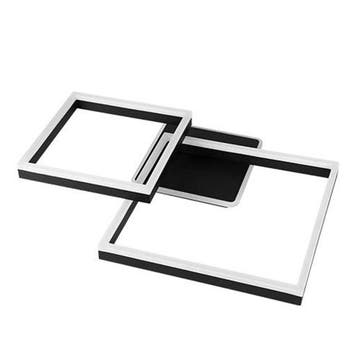LED Plafondlamp zwart 2-vierkant | Aurora, Ophalen of Verzenden, Nieuw, Industrieel