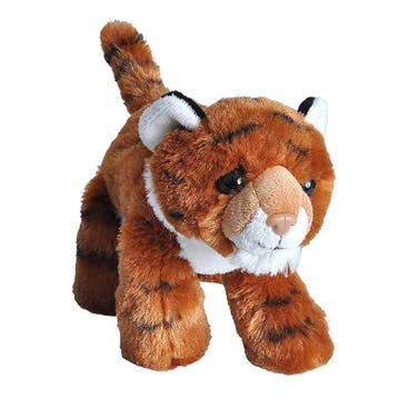 Wild Republic tijger knuffel - pluche - 18 cm, Verzenden, Nieuw