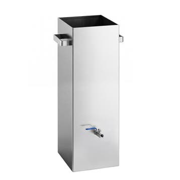 GGM Gastro | Tank voor het reinigen - 300x480x(H)800mm - RVS, Verzenden, Nieuw in verpakking, RVS Meubilair