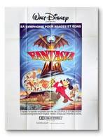 Walt Disney - Fantasia (1980) - Original French Movie Poster, Nieuw