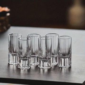 30ml Kristallen Shotglazen Set - Elegante Borrelglazen voor, Antiek en Kunst, Verzenden