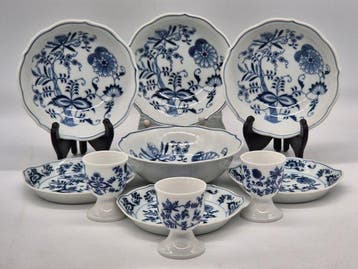 Harnas - Blue Danube – Porseleinen set – ui-motiefdecor,