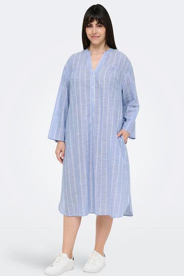 ONLY jurk CARCATTALINA streep Maat:, Kleding | Dames, Jurken, Verzenden, Nieuw, Overige kleuren