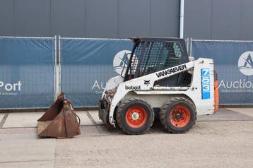 Veiling: Schranklader Bobcat 753 Diesel, Ophalen, Wiellader of Shovel